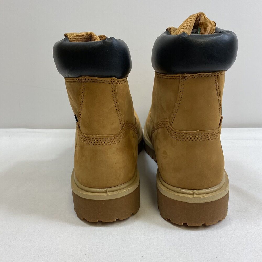 Timberland PRO Boots Men 12 Tan 6" Soft Toe Waterproof Workwear Insulated Shoes - Picture 5 of 15